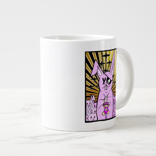 The Rabbits 2012 Giant Coffee Mug (Front Right)