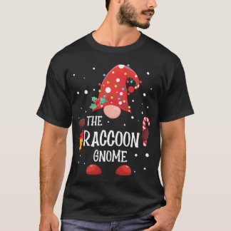 The Raccoon Gnome Matching Family Christmas Gnome T-Shirt