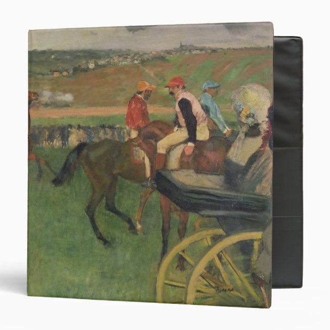 The Race Course - Amateur Jockeys 3 Ring Binder (Front/Inside)