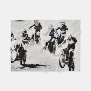Throw Blanket Motocross Motorcycle Boys Moto Motorcross ...