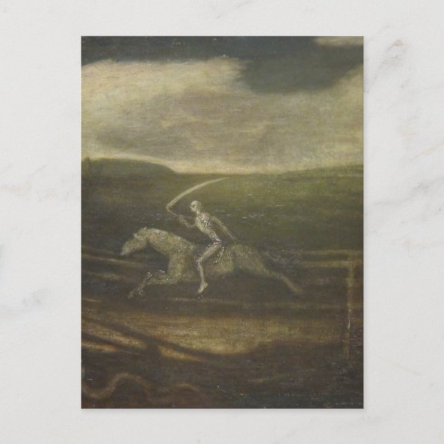 The Race Track Or Death On A Pale Horse Postcard (Front)