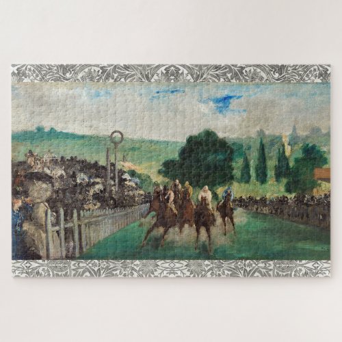 THE RACES AT LONGCHAMP JIGSAW PUZZLE