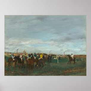 The Races - Edgar Degas Fine Art Poster