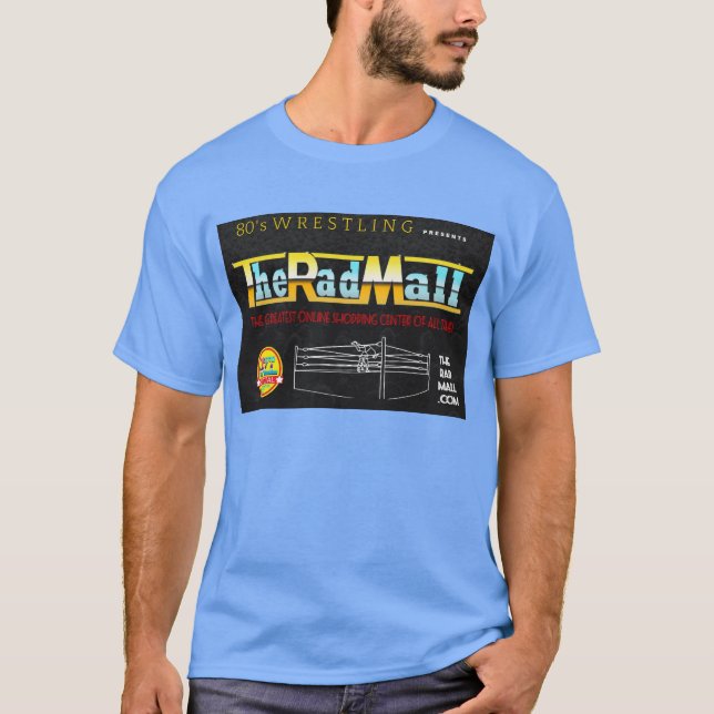 The Rad Mall "80's Wrestling" Men's T-Shirt (Front)