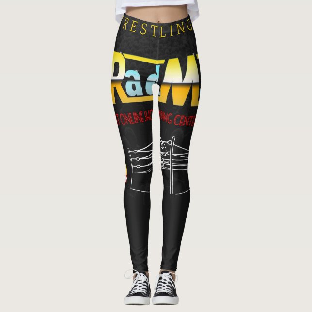 The Rad Mall "80's Wrestling" Women's Leggings (Front)