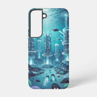 The Radiant Depths – A Visionary Underwater Utopia Samsung Galaxy S22 Case