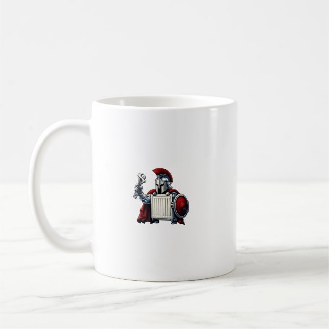 The Radiator – Funny Plumber’s Coffee Mug (Left)