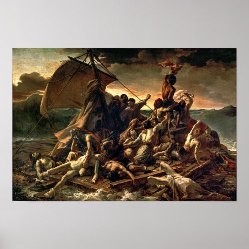 The Raft of Medusa  Thodore Gricault  Poster