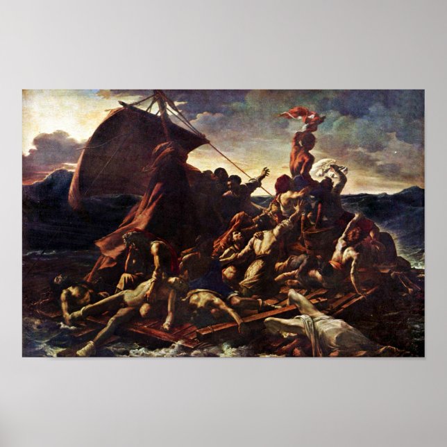 The Raft Of The Medusa, By Géricault Jean Louis Th Poster (Front)