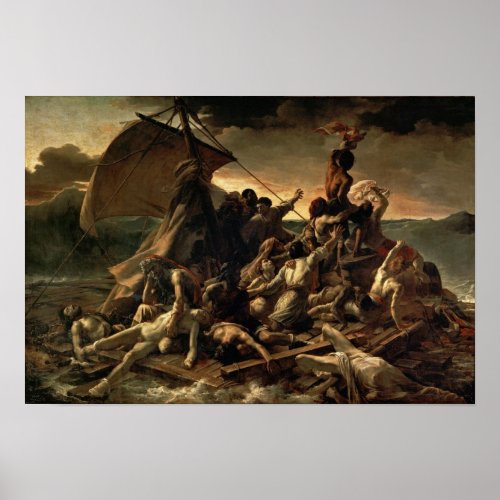 The Raft of the Medusa by Gericault _ Poster
