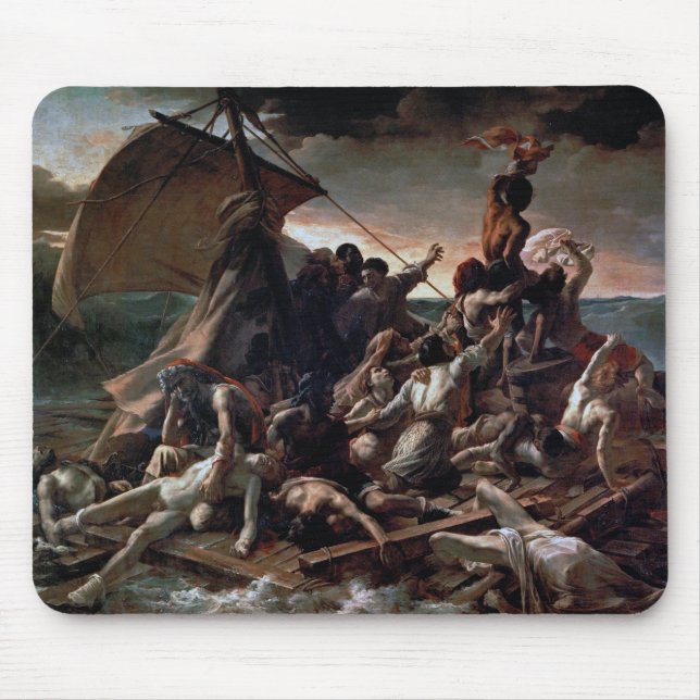The Raft of the Medusa, Theodore Gericault Mouse Pad (Front)