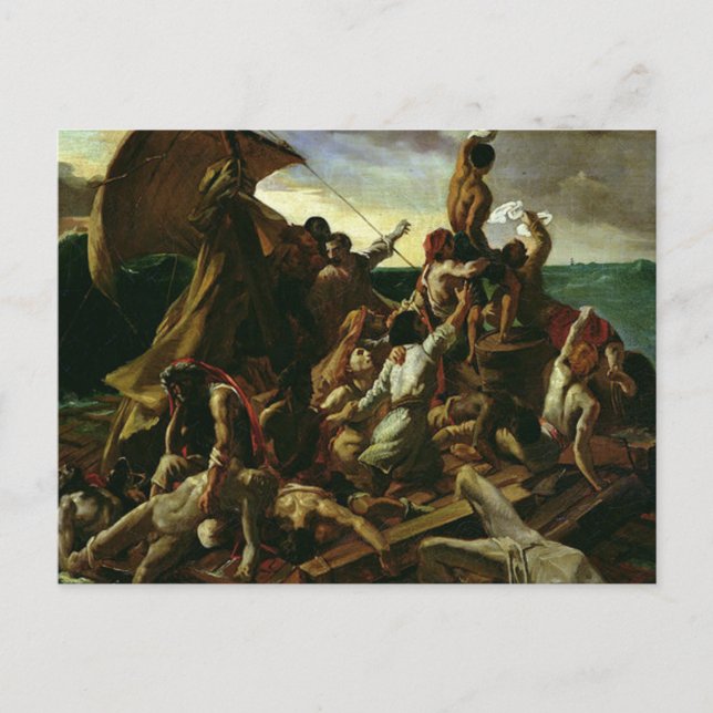 The Raft of the Medusa Théodore Géricault Postcard (Front)