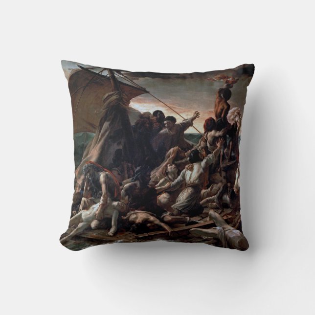 The Raft of the Medusa, Theodore Gericault Throw Pillow (Front)