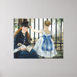 The Railway by Edouard Manet 1873 Canvas Print