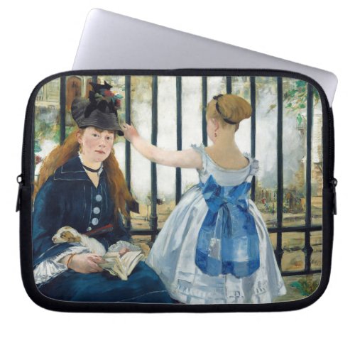 The Railway by Edouard Manet 1873 Laptop Sleeve