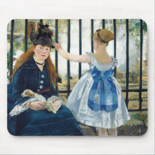 The Railway by Edouard Manet 1873 Mouse Pad