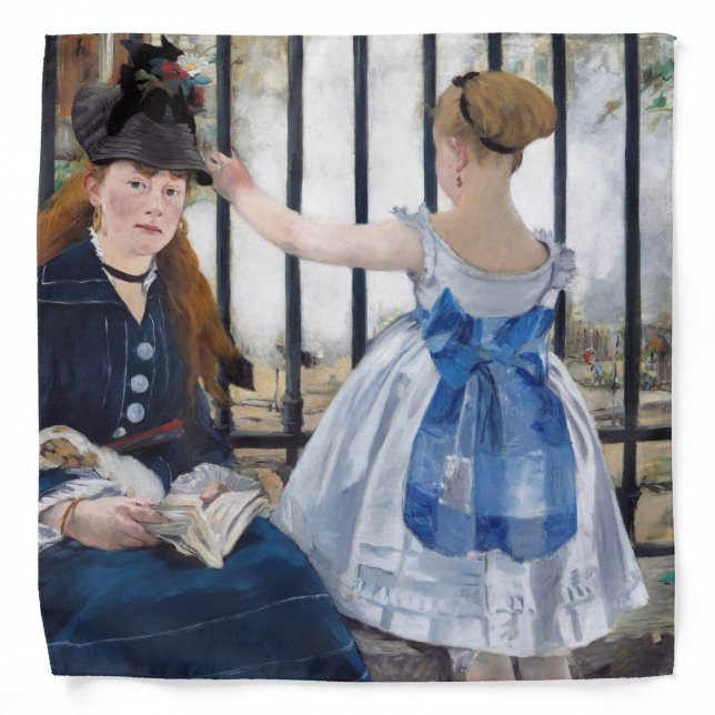The Railway, Edouard Manet Bandana (Front)