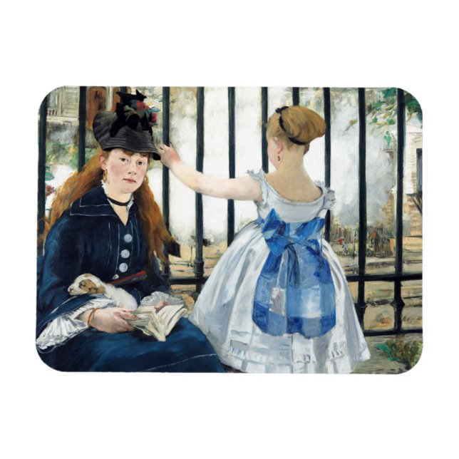  The Railway Edouard Manet  Magnet (Horizontal)