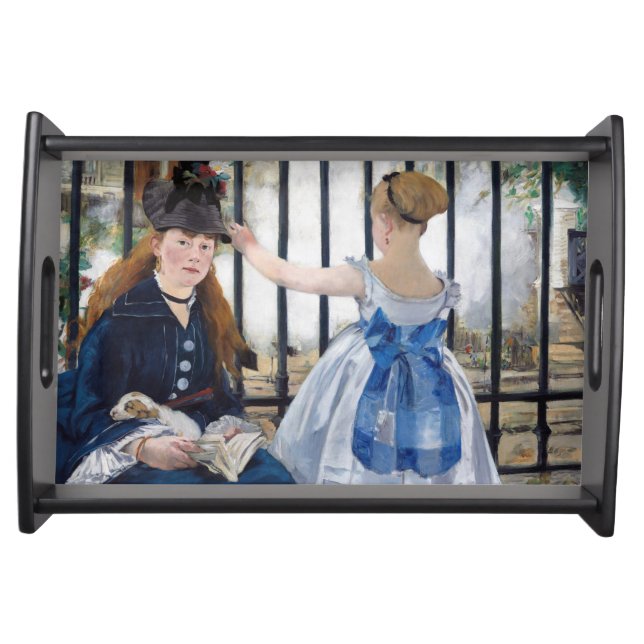 The Railway, Edouard Manet Serving Tray (Front)
