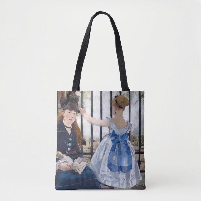 The Railway, Edouard Manet Tote Bag (Front)