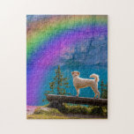 The Rainbow Bridge Poem, In Memory Of A Pet... Jigsaw Puzzle at Zazzle