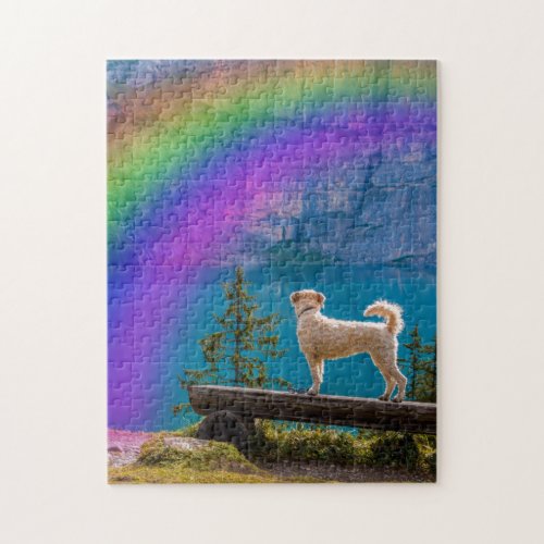The Rainbow Bridge Poem In Memory of a Pet Jigsaw Puzzle