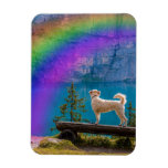 The Rainbow Bridge Poem, In Memory Of A Pet... Magnet at Zazzle