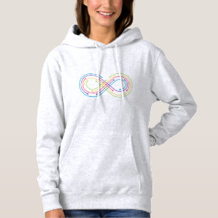 The rainbow infinity can symbolize anything it mea hoodie