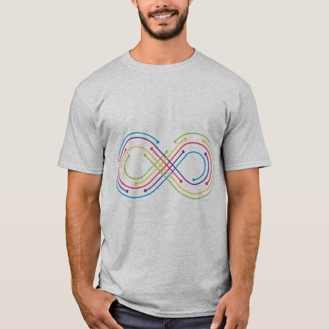 The rainbow infinity can symbolize anything it mea T-Shirt (Front)