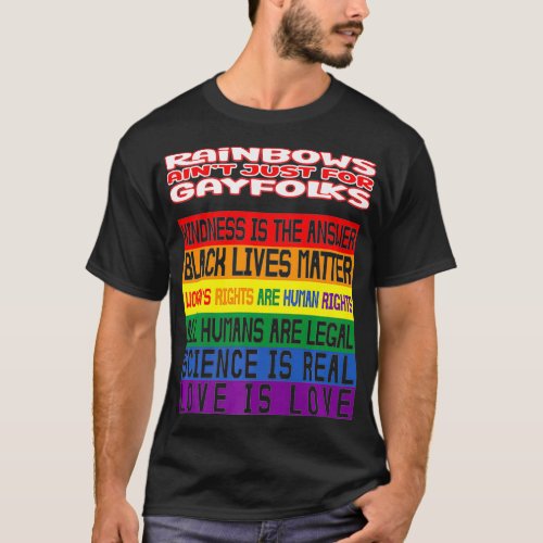 The Rainbow is for EVERYONE Pride 21st century LGB T_Shirt
