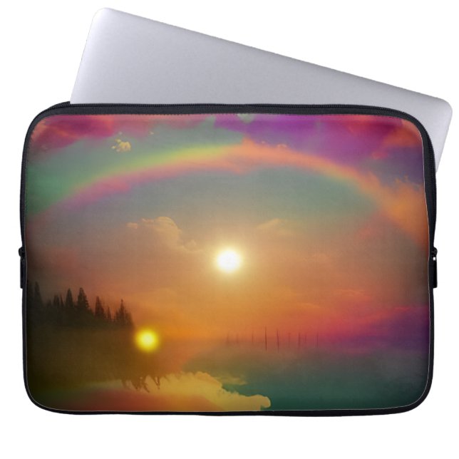 The rainbow laptop sleeve (Front)