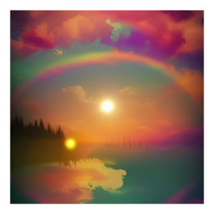The rainbow photo print