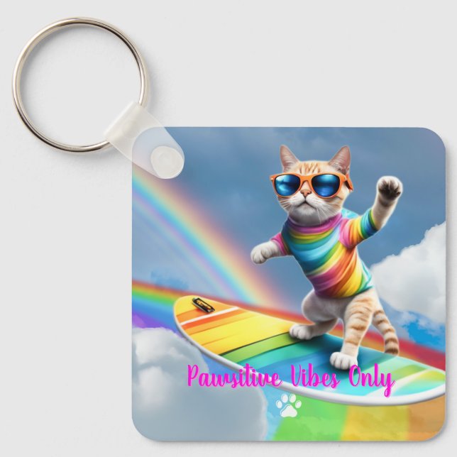 The Rainbow Rider Keychain (Front)
