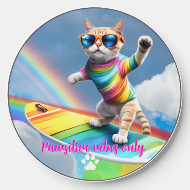 The Rainbow Rider Wireless Charger (Front)