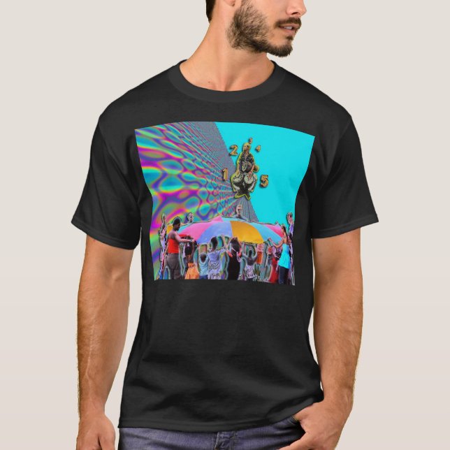 The Rainbow Trampoline T-Shirt (Front)