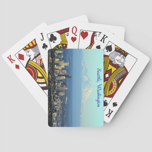 The Rainy City Playing Cards - Seattle, Washington (Back)