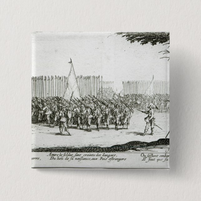 The Raising of an Army Button (Front)