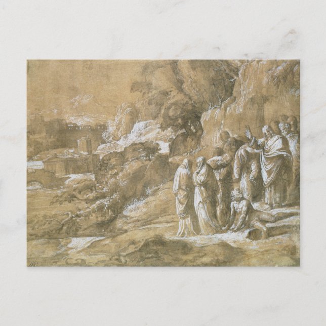 The Raising of Lazarus 2 Postcard (Front)