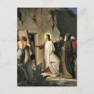 The Raising of Lazarus by Carl Bloch Postcard