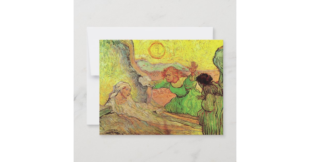The Raising of Lazarus by Vincent van Gogh | Zazzle
