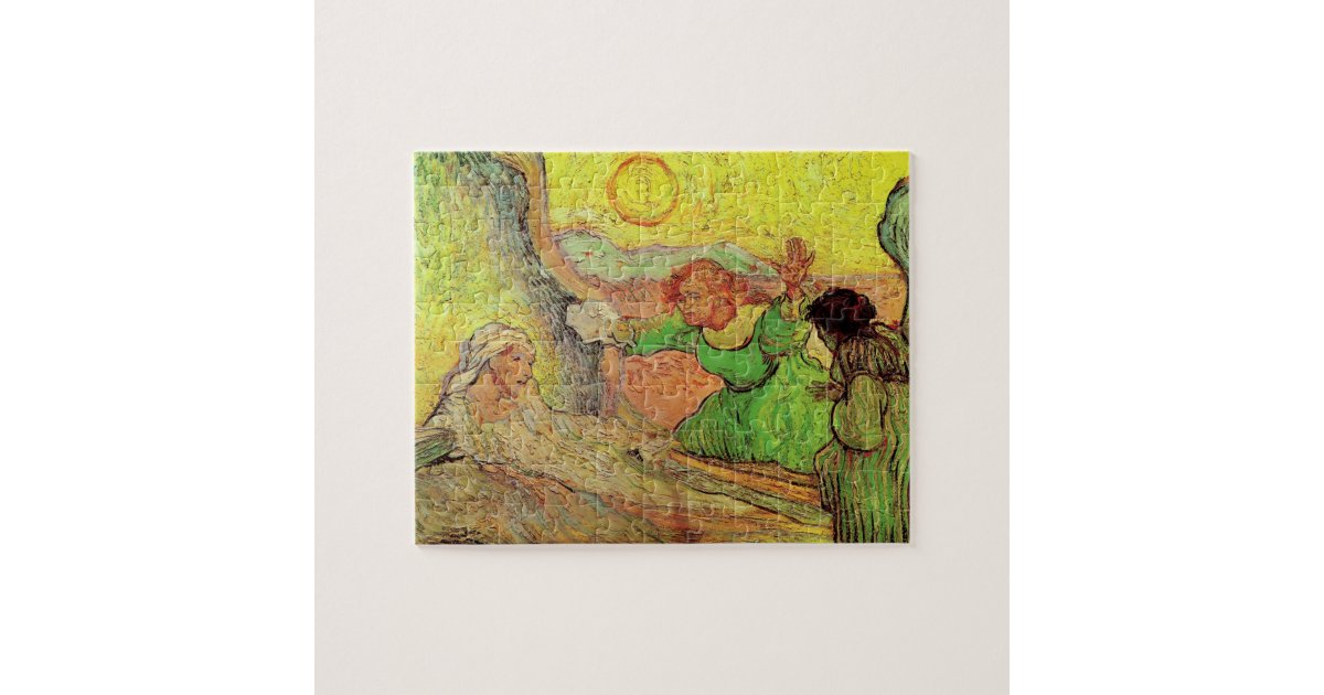 The Raising of Lazarus by Vincent van Gogh Jigsaw Puzzle | Zazzle