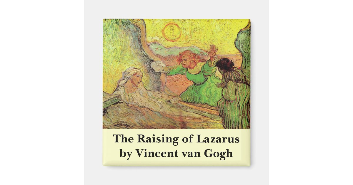 The Raising of Lazarus by Vincent van Gogh Magnet | Zazzle
