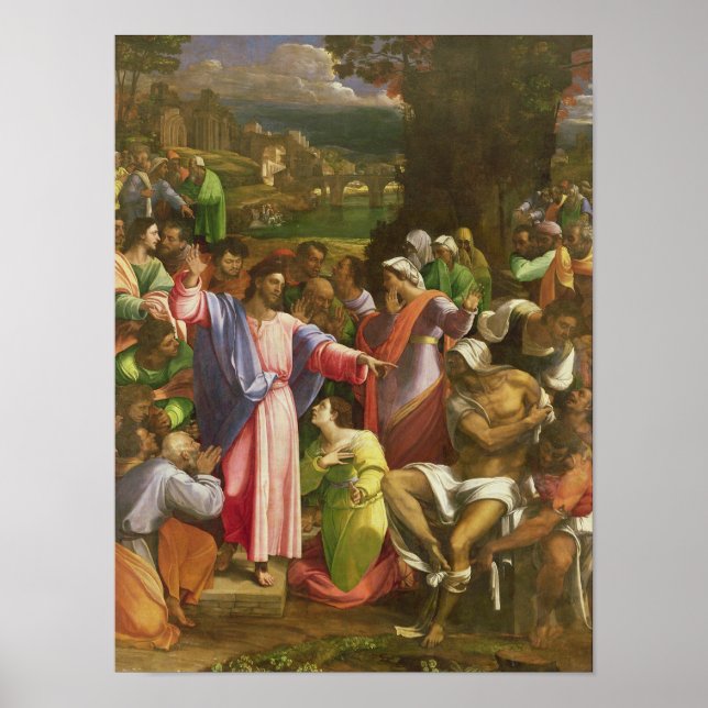 The Raising of Lazarus, c.1517-19 Poster (Front)