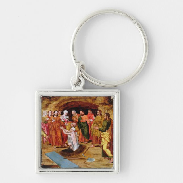 The Raising of Lazarus Keychain (Front)