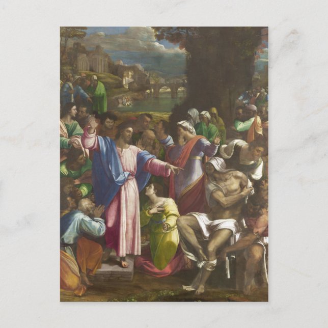 The Raising of Lazarus Postcard (Front)