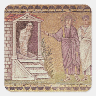 The Raising of Lazarus Square Sticker