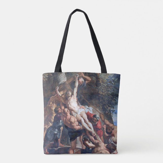 The Raising of the Cross, Rubens Tote Bag (Back)