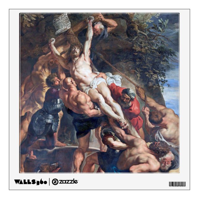 The Raising of the Cross, Rubens Wall Decal (Front)