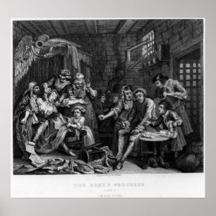 The Rake in Prison, plate VII Poster