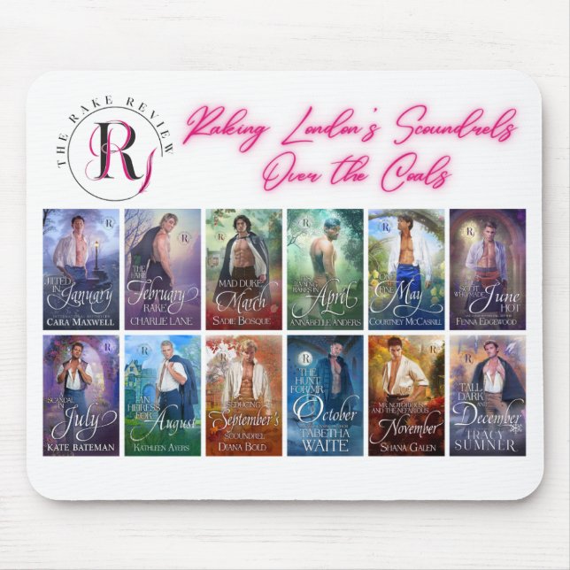 The Rake Review Mousepad- white Mouse Pad (Front)